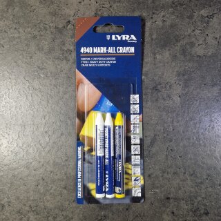 LYRA Reifen-/Universalkreide MARK-ALL 9,5mm 3er Set