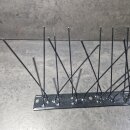 50 Meter Taubenabwehr Edelstahl 50cm 3-reihig schwarz