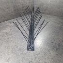 50 Meter Taubenabwehr Edelstahl 50cm 3-reihig schwarz