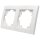 Flair Weiss matt 2-fach Rahmen
