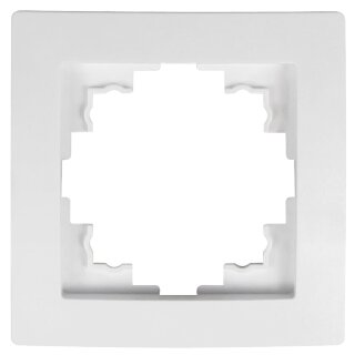 Flair Weiss matt 1-fach Rahmen