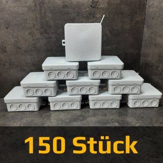 150 Stück Feuchtraumabzweigdose 85x85x40 IP54