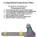 1 Meter 2-reihige Edelstahl Taubenabwehr
