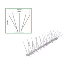 12,50 Meter Taubenabwehr 5 reihig Polycarbonat