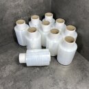 10 Stück Handstretchfolie mini transparent
