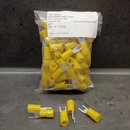 Gabel-Kabelschuh isoliert 4,0-6,0mm&sup2; M4 gelb VPE100