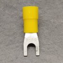 Gabel-Kabelschuh isoliert 4,0-6,0mm² M4 gelb VPE100
