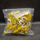 Gabel-Kabelschuh isoliert 4,0-6,0mm&sup2; M5 gelb VPE100