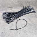 100 Stück Kabelbinder 4,8 x 300 mm schwarz