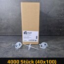 4000 Stück (40 Pack) Nagelscheibe 3,5 x 60mm VF