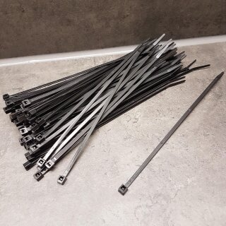 100 Stück Kabelbinder 4,8 x 300 mm schwarz DQ