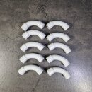 10 Stück M16 Bogen 90° für Stangenrohr