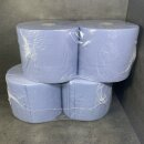4 Rollen Putztuchrolle blau 500 Blatt 22x38 incl V