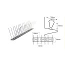10 Meter EU 2 Taubenabwehr Edelstahl 50cm 2-reihig