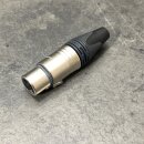NEUTRIK NC3FXX XLR 3 pol Stecker female silber -SALE-