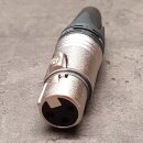 NEUTRIK NC3FXX XLR 3 pol Stecker female silber -SALE-