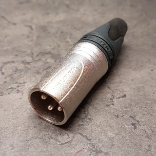 NEUTRIK NC3MXX XLR 3 pol Stecker male silber -SALE-