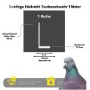 1 Meter 1-reihige Edelstahl Taubenabwehr