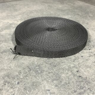 Gewebe-Nagelband schwarz 15mm x 15 Meter