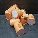 10 Stück Hohlwand Leuchten-Anschlussdose Mini orange