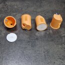 10 Stück Hohlwand Leuchten-Anschlussdose Mini orange