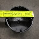 100 Stück Unterputz Geräte Schalterdose schwarz "flach"