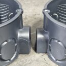100 Stück Unterputz Geräte Schalterdose schwarz "flach"