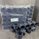 100 Stück Unterputz Geräte/Schalterdose schwarz "tief"