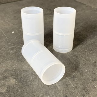 3 Stück M25 Verbinder Muffe Transparent für flexibles...
