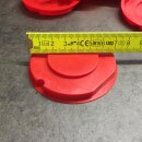 50 Stück Signaldeckel 70mm rot