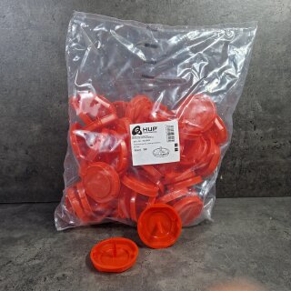 50 Stück Signaldeckel 60mm ROT