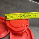 50 Stück Signaldeckel 60mm ROT