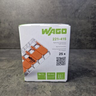 Wago Hebelklemme 5fach 221-415 (25)