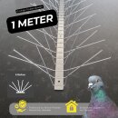 1 Meter 6-reihige Edelstahl Taubenabwehr