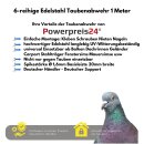 1 Meter 6-reihige Edelstahl Taubenabwehr