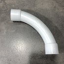 M50 Bogen 90 Grad PVC für Stangenrohr grau