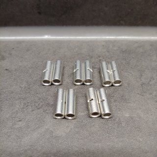 10 Stück Stossverbinder unisoliert 2,5-6mm²