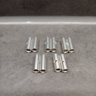 10 Stück Stossverbinder unisoliert 1-2,5mm²