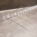 10 Meter Taubenabwehr-Spikes 2 reihig 50cm Polycarbonat
