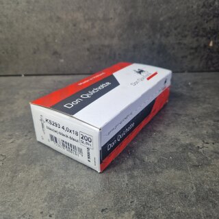 Fixpin 4x18 gr Kragen geriffelt 200 Stück