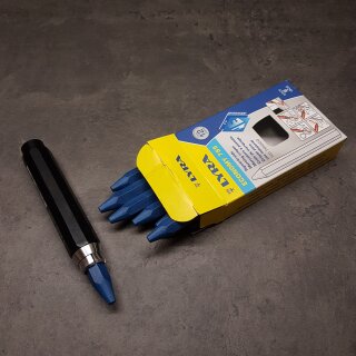 Lyra Signierkreide Halterset blau