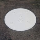 25 Stück  Universal-VDE Dosendeckel Ø 92 halogenfrei WEISS