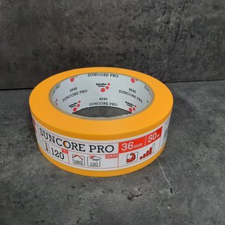 SunCore Pro 36mm/50mm Abdeckklebeband 120°C