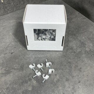100 Stück Nagelschelle 4- 7mmx20 grau