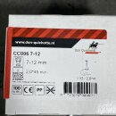 Nagelschelle 7-12mm x 45 grau DQ (100)