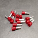 Aderendhülse isoliert 10,00 mm² rot VPE100