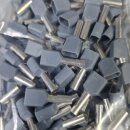 Twin-Aderendhülse isoliert 2x4,00 mm² grau VPE100