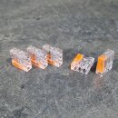 3 Pack Steckklemme (100) 3fach orange DQ