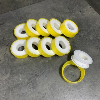 10 Stück PTFE-Gewindedichtband EN 751-3 DIN-DVGW...