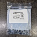 Twin-Aderendhülse isoliert 2x0,75 mm² grau VPE500